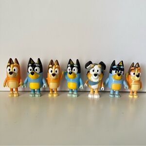 Ludo Studio Bluey Figures Lot of 7 Figures